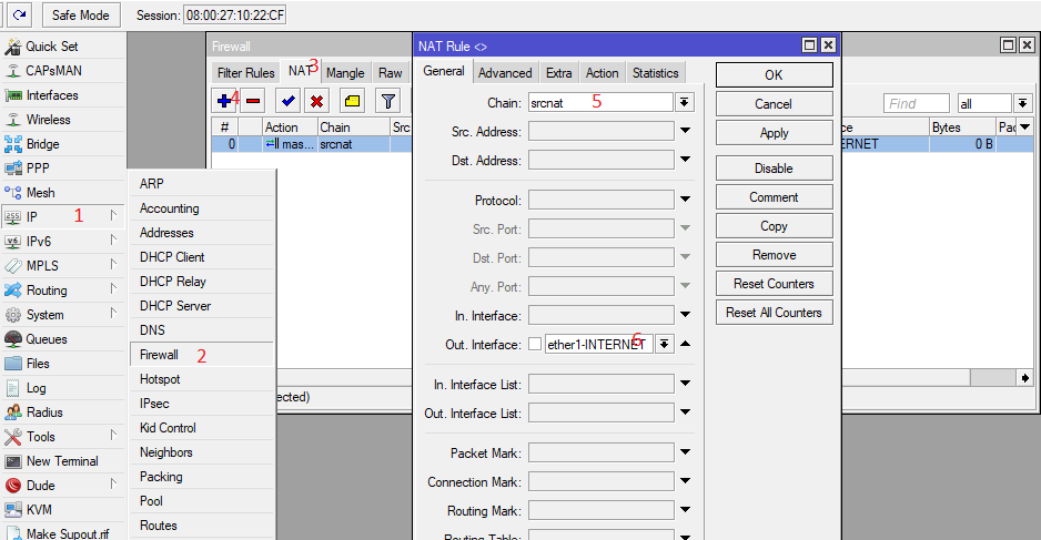 Setting NAT